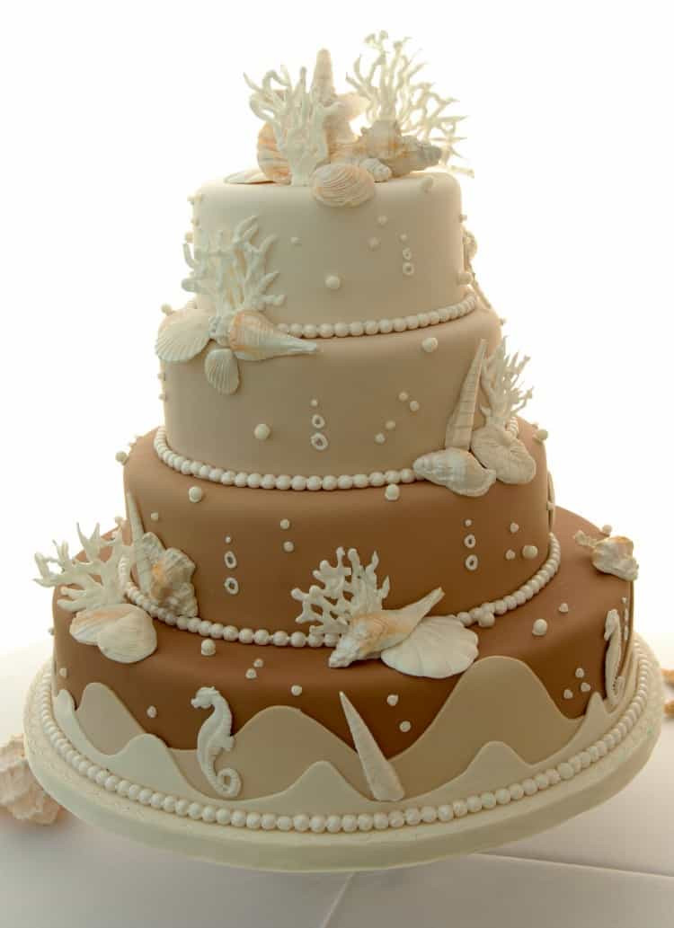 Wedding Cakes Beach Theme
 Beach Wedding Cake Ideas Destination Wedding Details