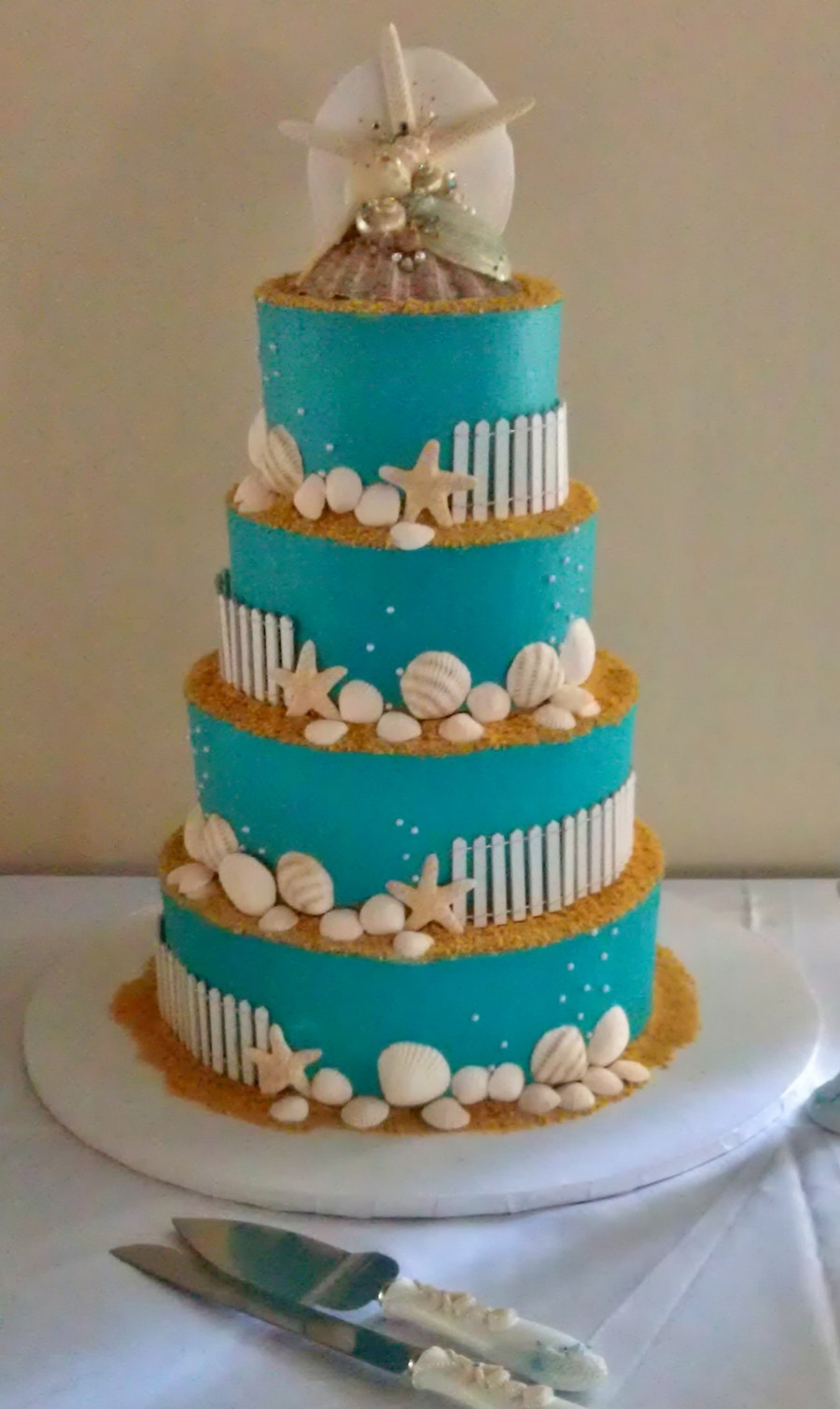 Wedding Cakes Beach Themed
 Beach Themed Wedding Cake CakeCentral