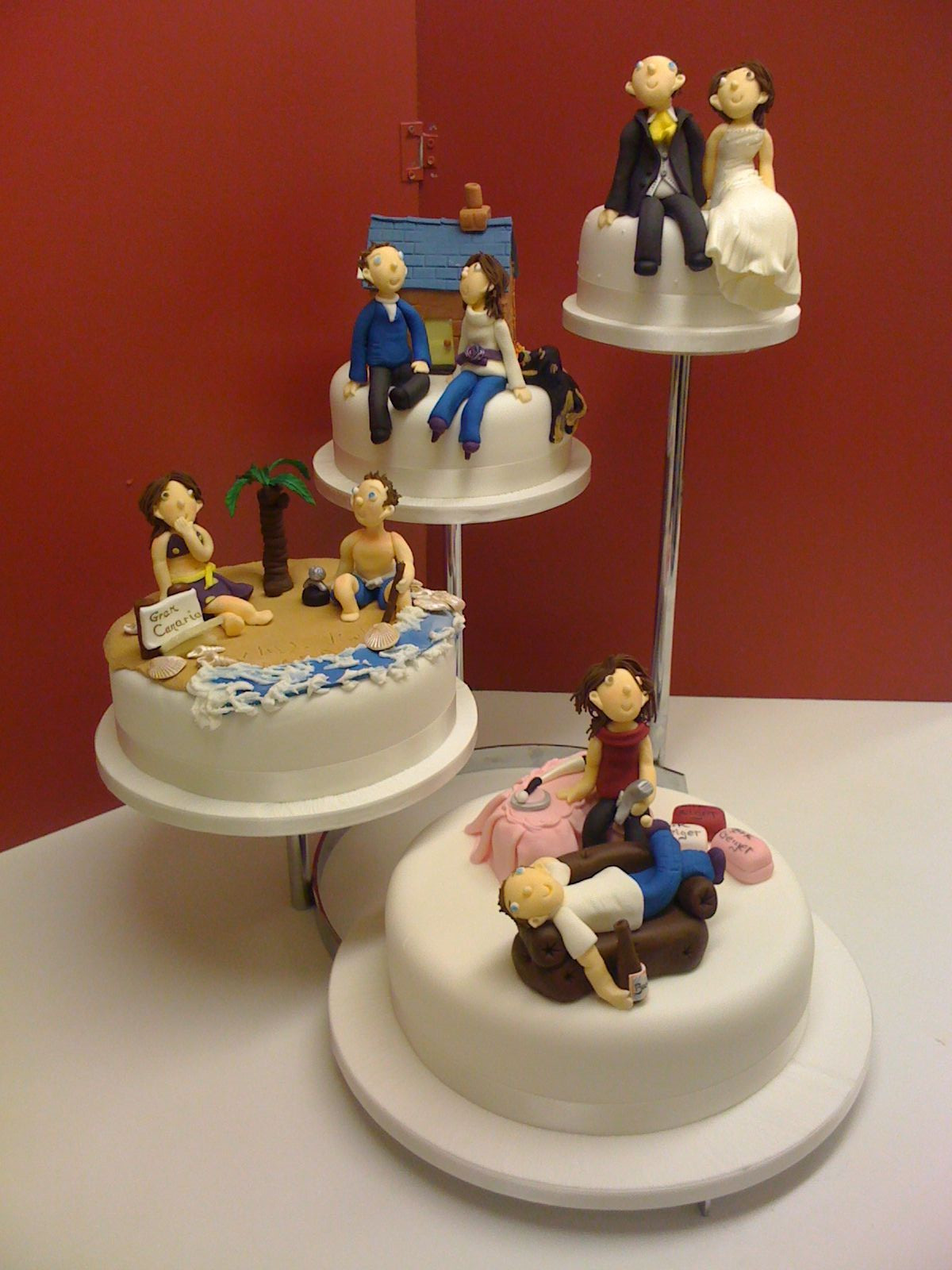 Wedding Cakes Blog
 Four tier Novelty Wedding Cake Jenny s Cake Blog