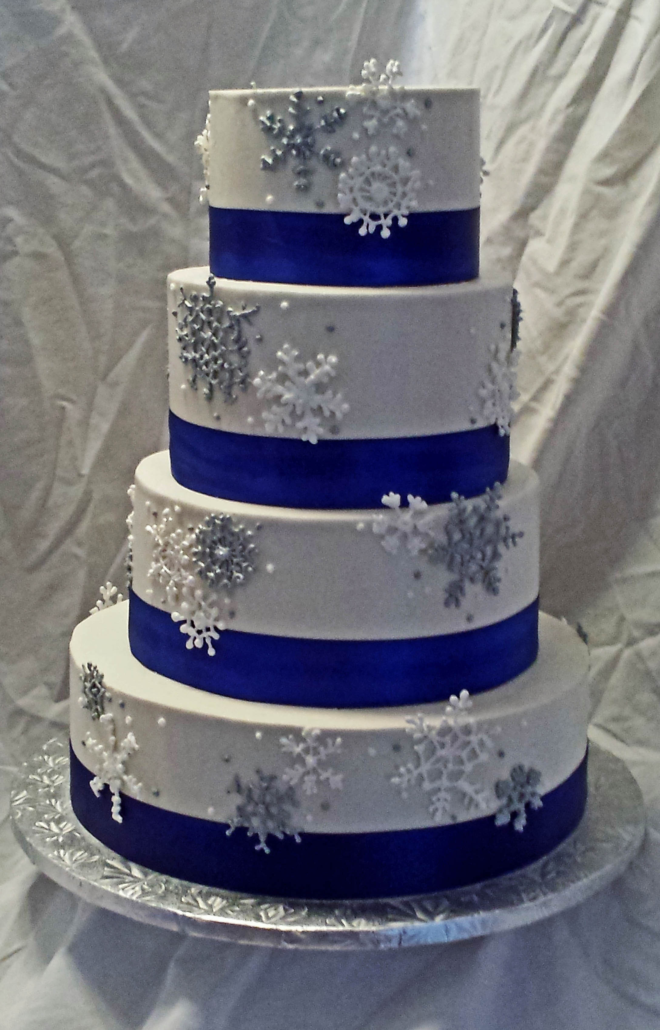 Wedding Cakes Blue And Silver
 Cake Gallery Cakes Wedding Cakes Silver & Blue