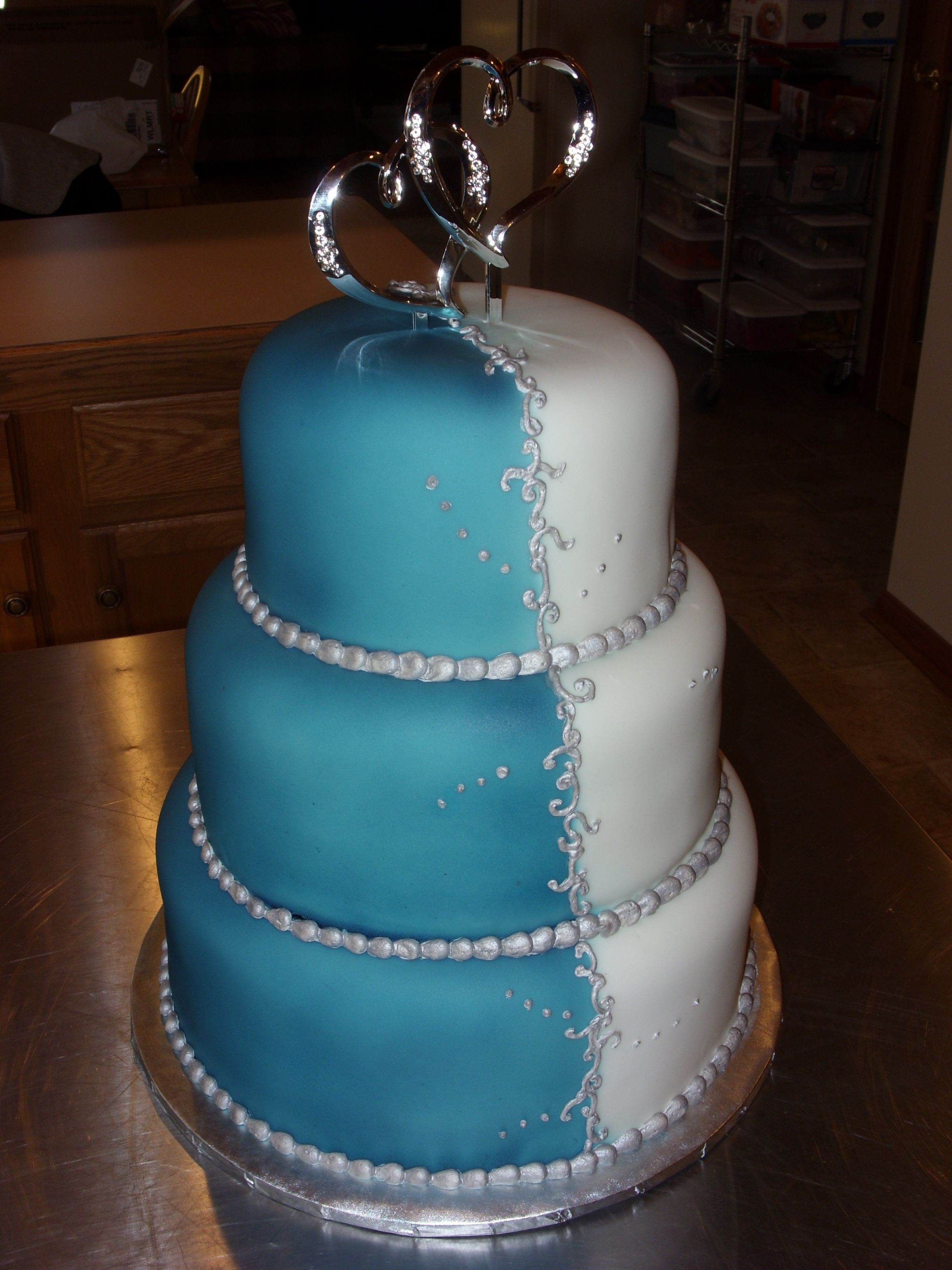 Wedding Cakes Blue And White
 Wedding Cakes