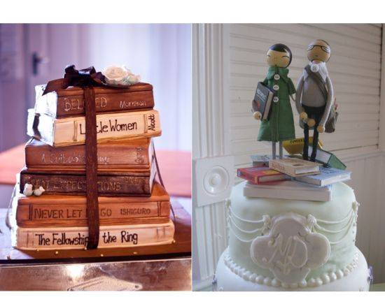 Wedding Cakes Book
 Bookish Wedding Planning The Decorations