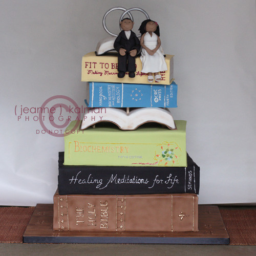 Wedding Cakes Books
 Stack of Books Wedding