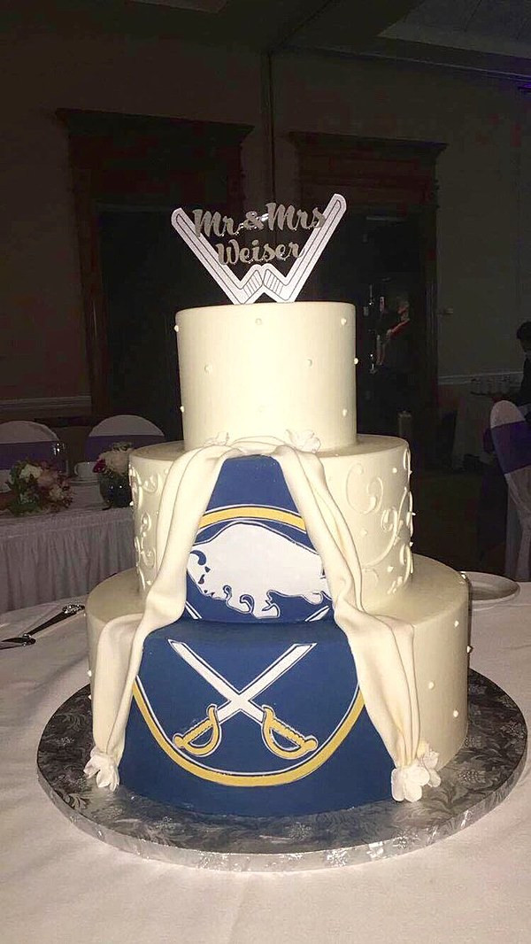 Wedding Cakes Buffalo Ny
 Is This the Best Buffalo NY Themed Wedding Cake