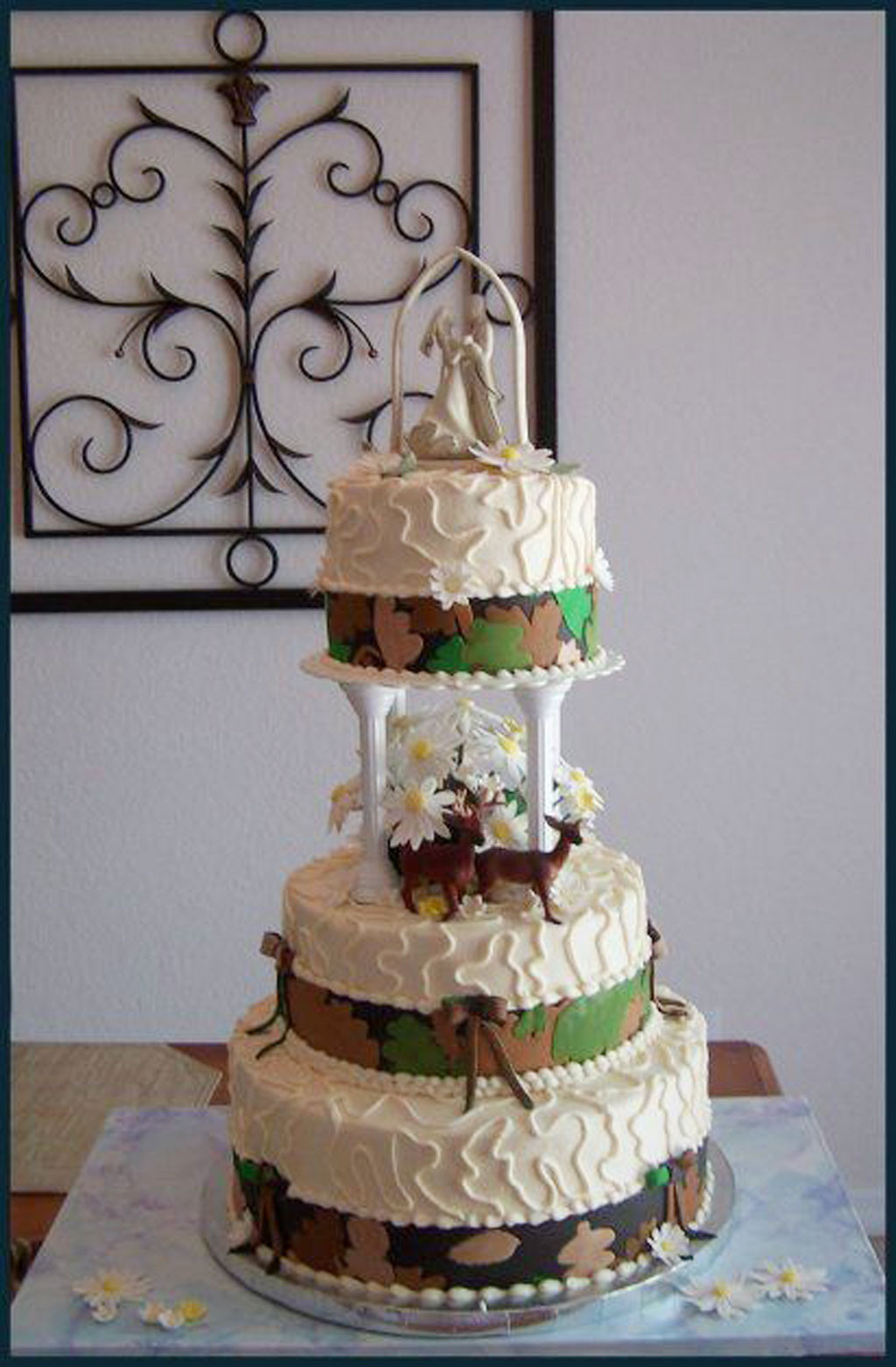 Wedding Cakes Camo 20 Ideas for White Camouflage Wedding Cake Wedding Cake Cake Ideas by