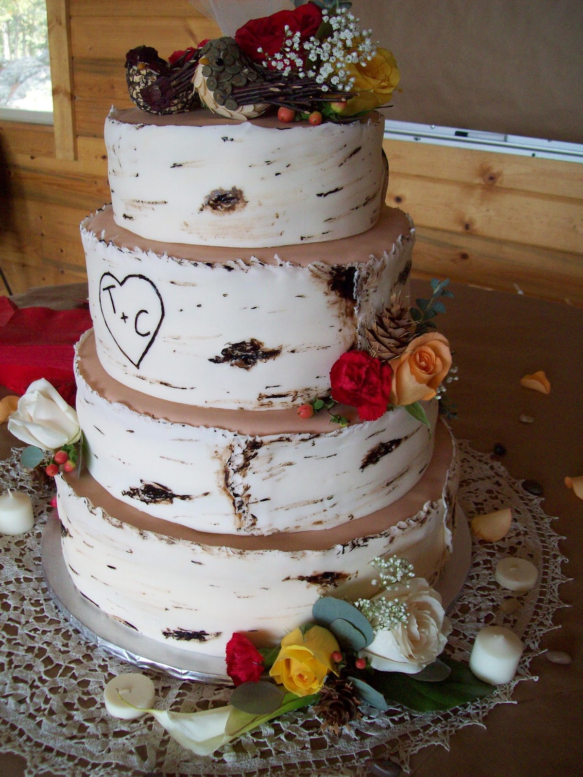Wedding Cakes Cheesecake
 The Frosting Posey Aspen Wedding Cake