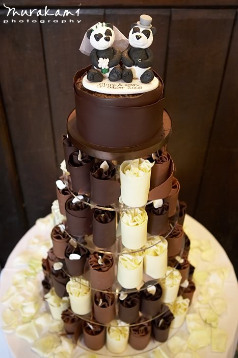 Wedding Cakes Chocolate
 Athelhampton House Wedding In Dorset Daniel and Clare