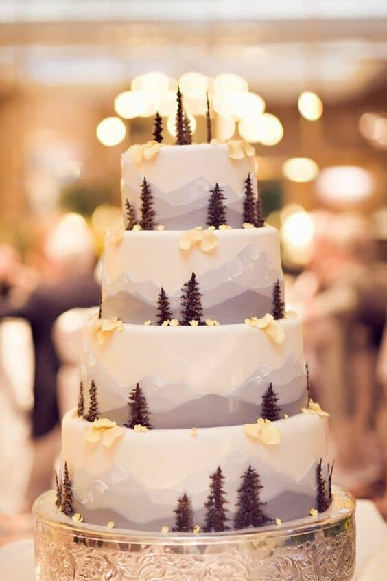 Wedding Cakes Colorado
 25 Enchanted Forest Themed Wedding Cakes That Will