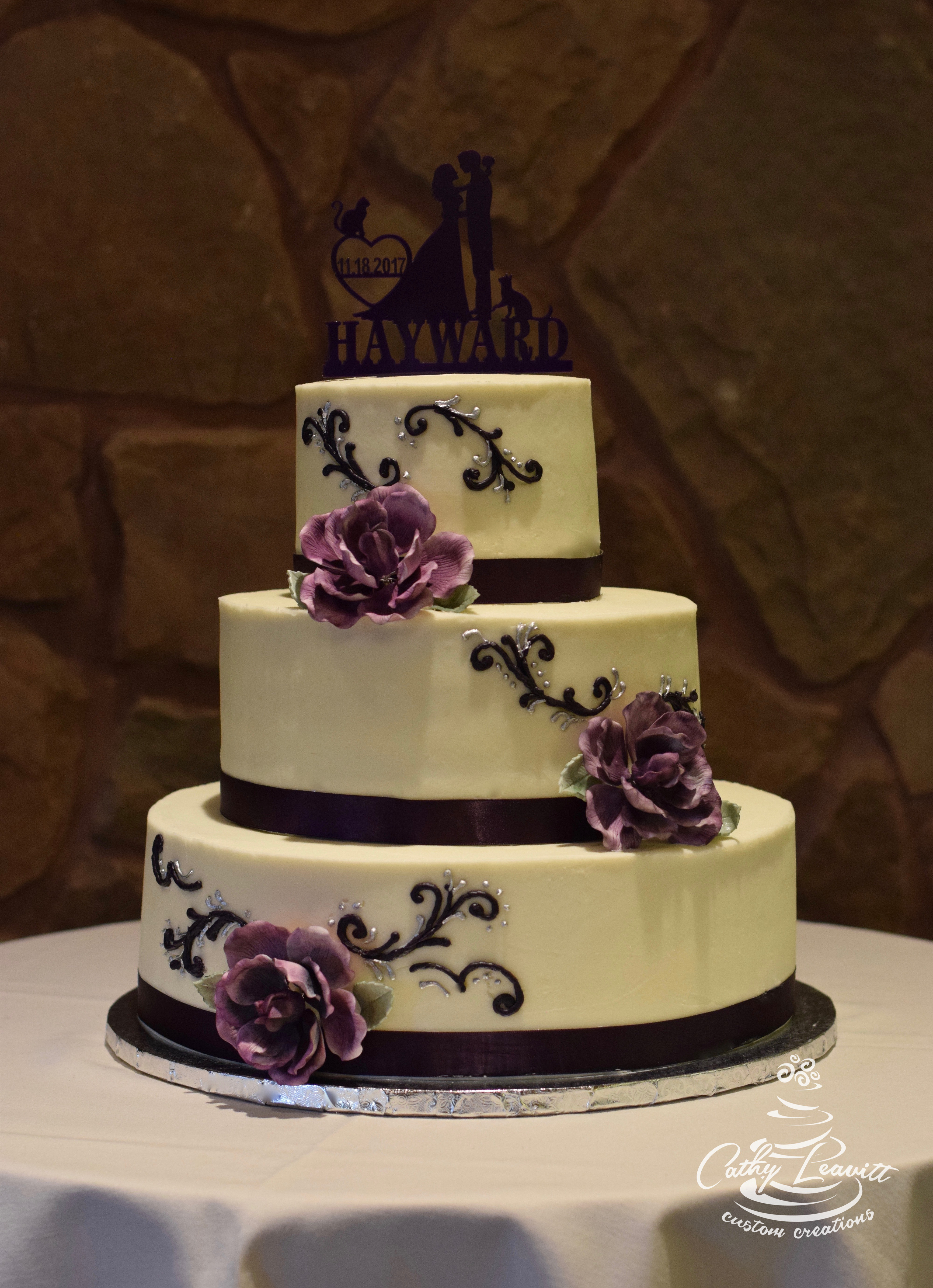 Wedding Cakes Colorado
 Colorado Springs wedding cakes by Cathy Leavitt custom