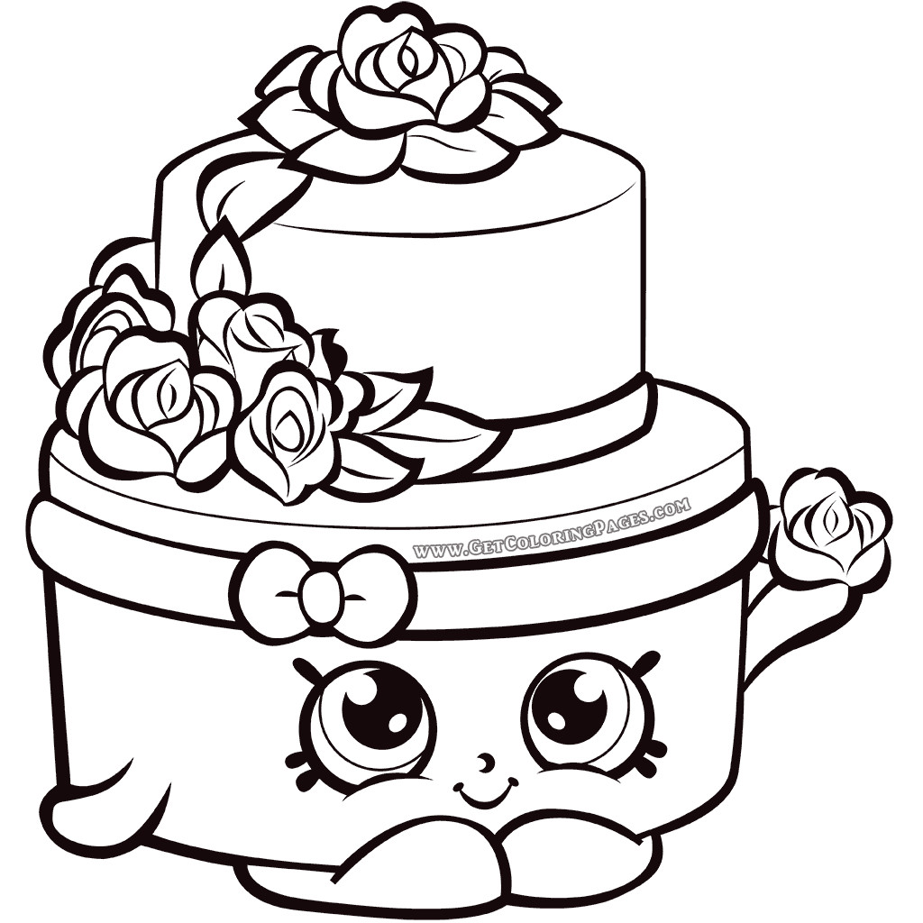 Wedding Cakes Coloring Pages
 30 Rare Shopkins Season 7 Coloring Pages