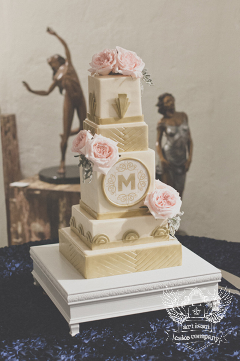 Wedding Cakes Company
 art deco wedding cake
