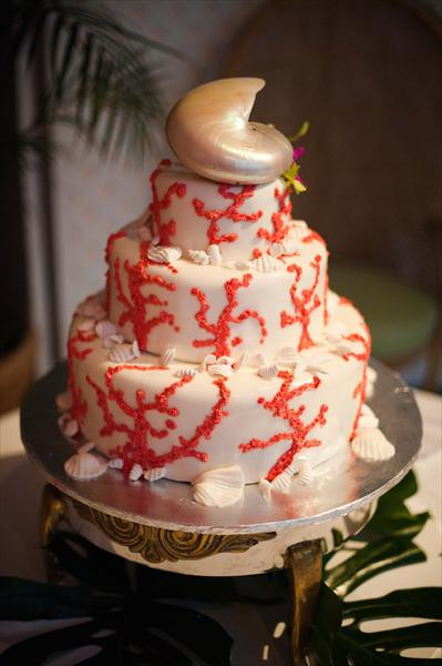 Wedding Cakes Coral
 Wedding Cakes Red Coral Wedding Cake