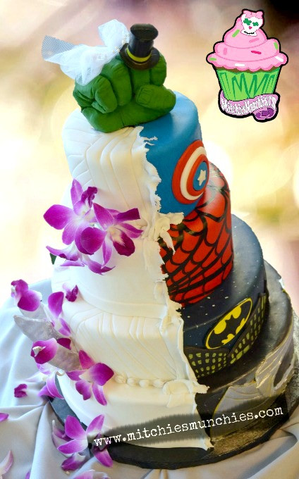 Wedding Cakes Dc
 super hero marvel dc promise wedding cake las vegas