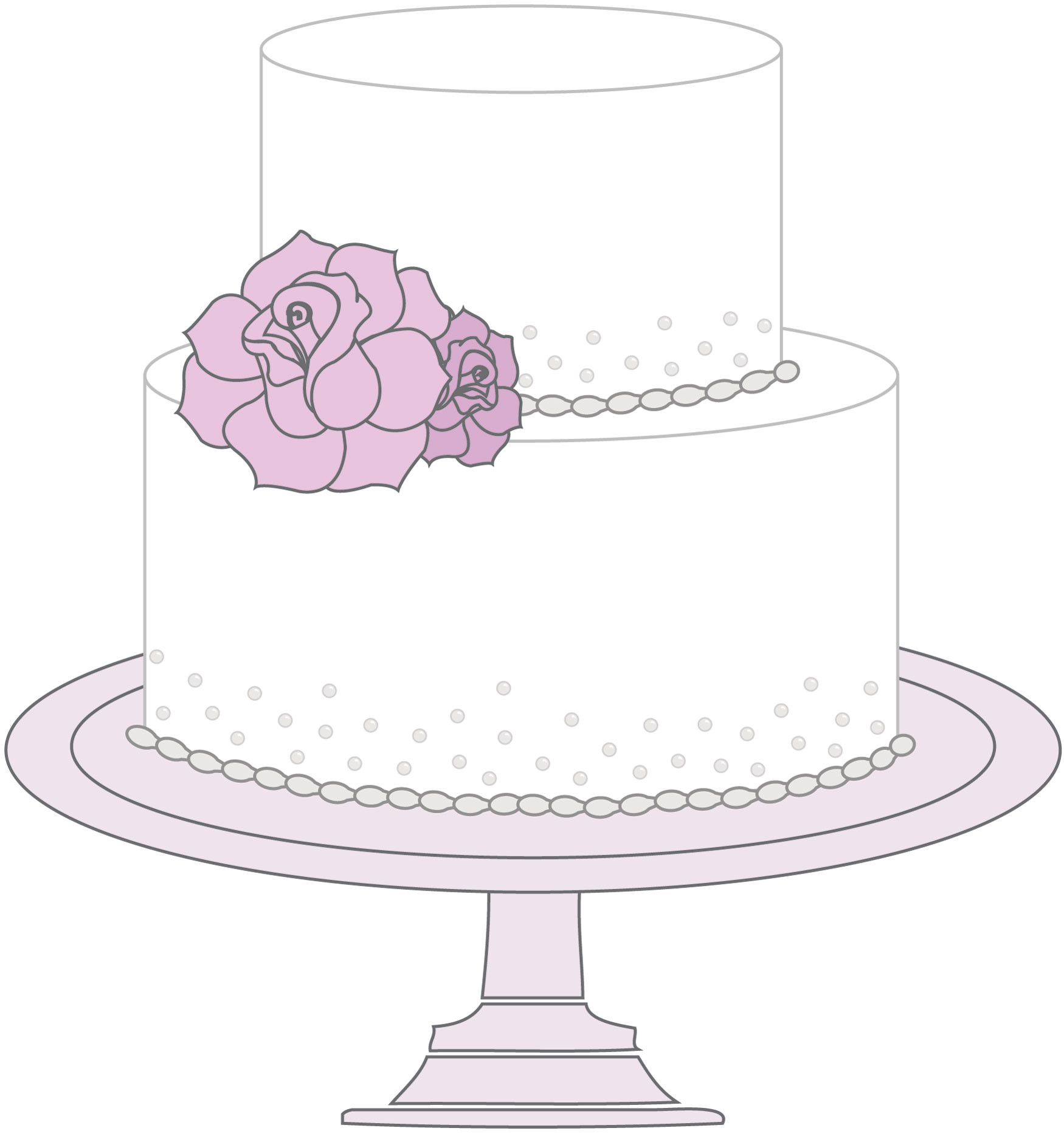 Wedding Cakes Drawings
 Weddings – Kupcakes & Co