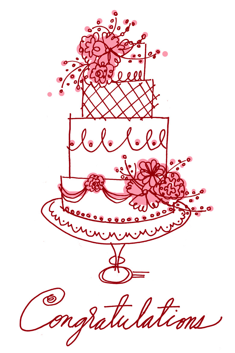 Wedding Cakes Drawings
 Alanna Cavanagh New work Wedding cake
