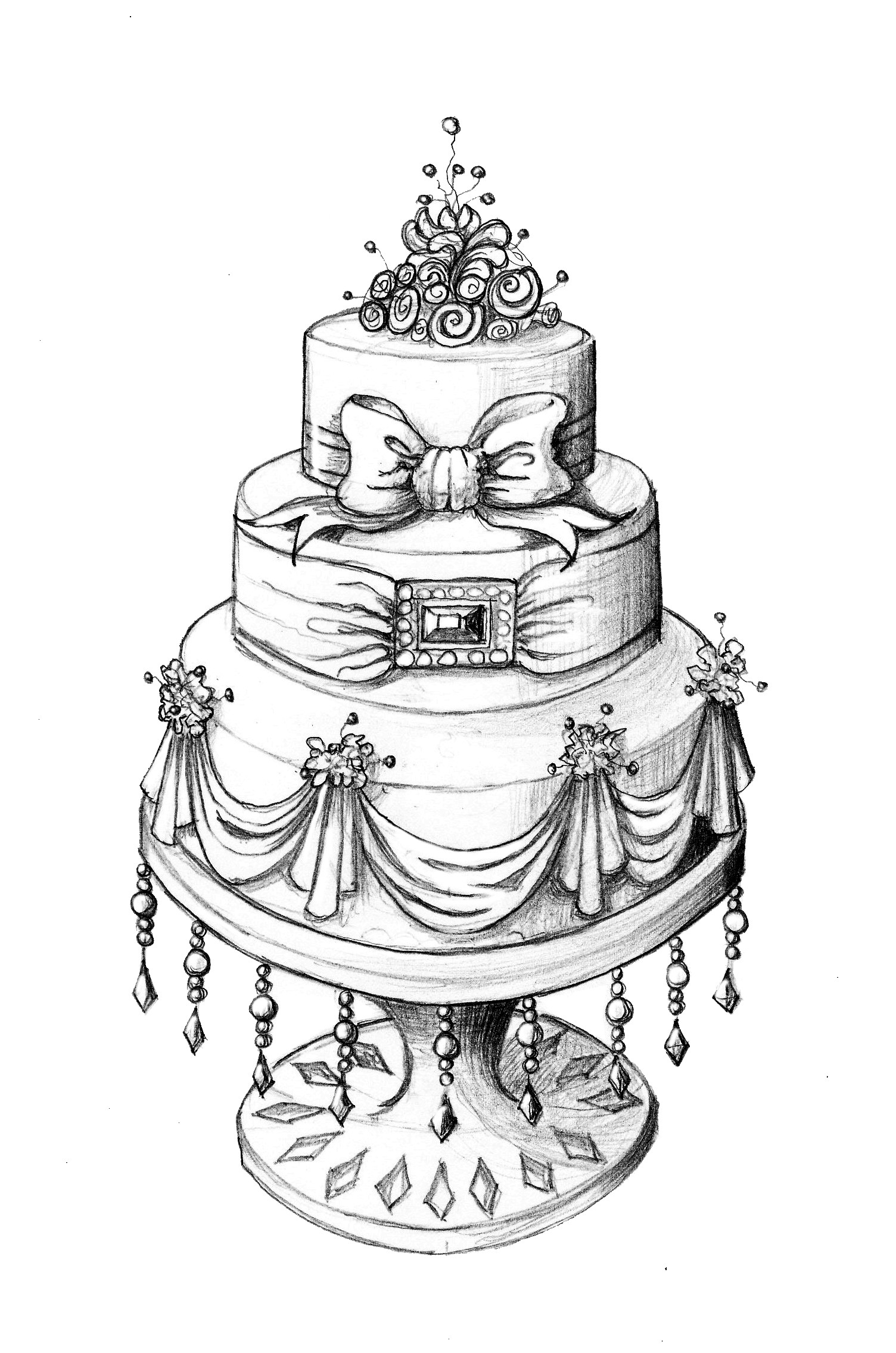 Wedding Cakes Drawings
 cake design – cakes