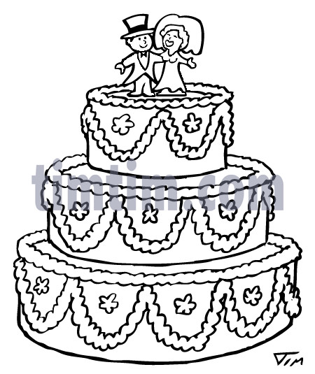 Wedding Cakes Drawings
 Keema s blog July 14 Update Carrie Underwood 39s wedding