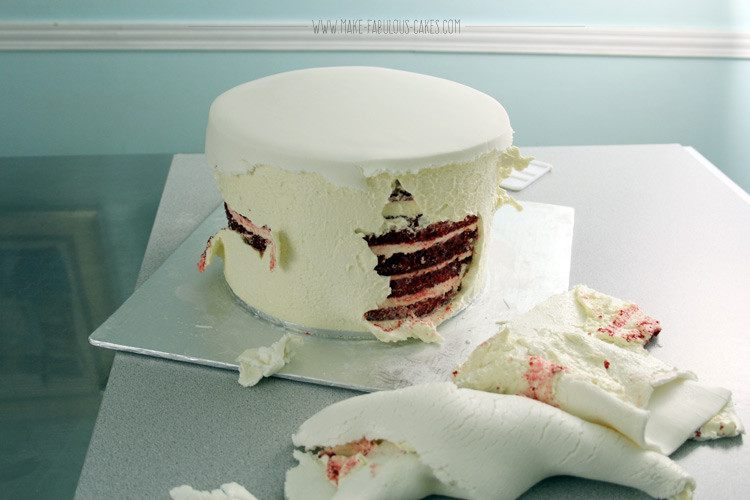 Wedding Cakes Fail
 Red Vintage Wedding Cake