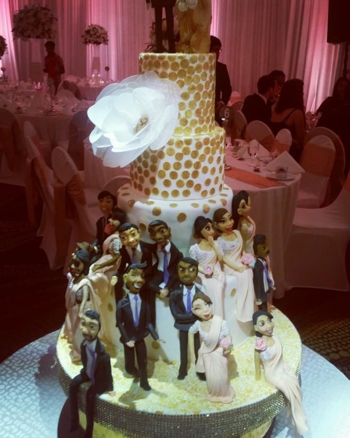 Wedding Cakes Figures
 Wedding cake with figurines cake by Savyscakes CakesDecor