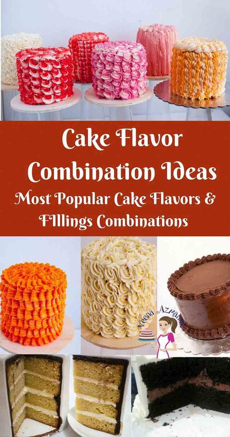 Wedding Cakes Flavors Combinations
 Pairing the right cake flavors with the right filling and