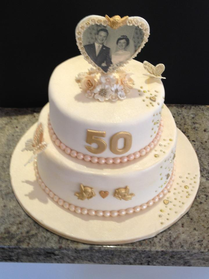 Wedding Cakes For 50 Guests
 Decorations for 50th Wedding Anniversary Cakes