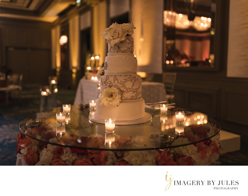 Wedding Cakes Fort Lauderdale
 Candle lit Wedding Cake in Fort Lauderdale FL Imagery by