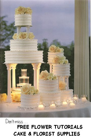 Wedding Cakes Fountains
 Fountain Wedding Cakes