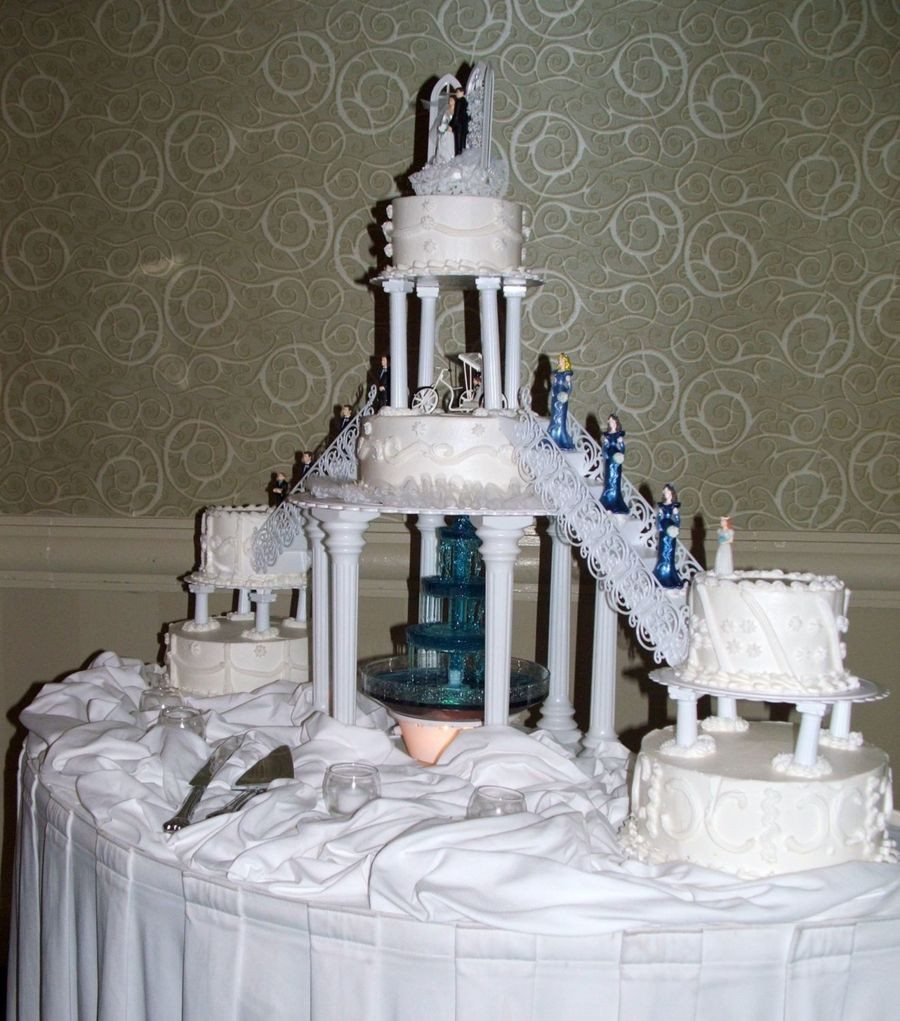 Wedding Cakes Fountains
 Fountain Wedding Cake CakeCentral