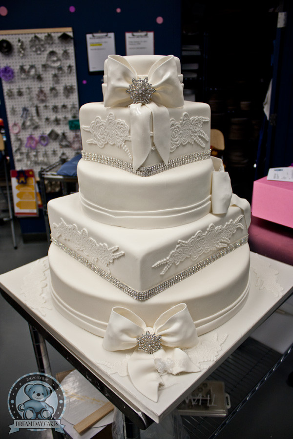Wedding Cakes Gainesville Fl
 Fondant Lace Wedding Cake – Gainesville