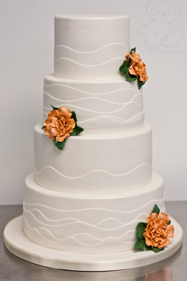 Wedding Cakes Gainesville Fl
 Clean Wave Wedding Cake Gainesville