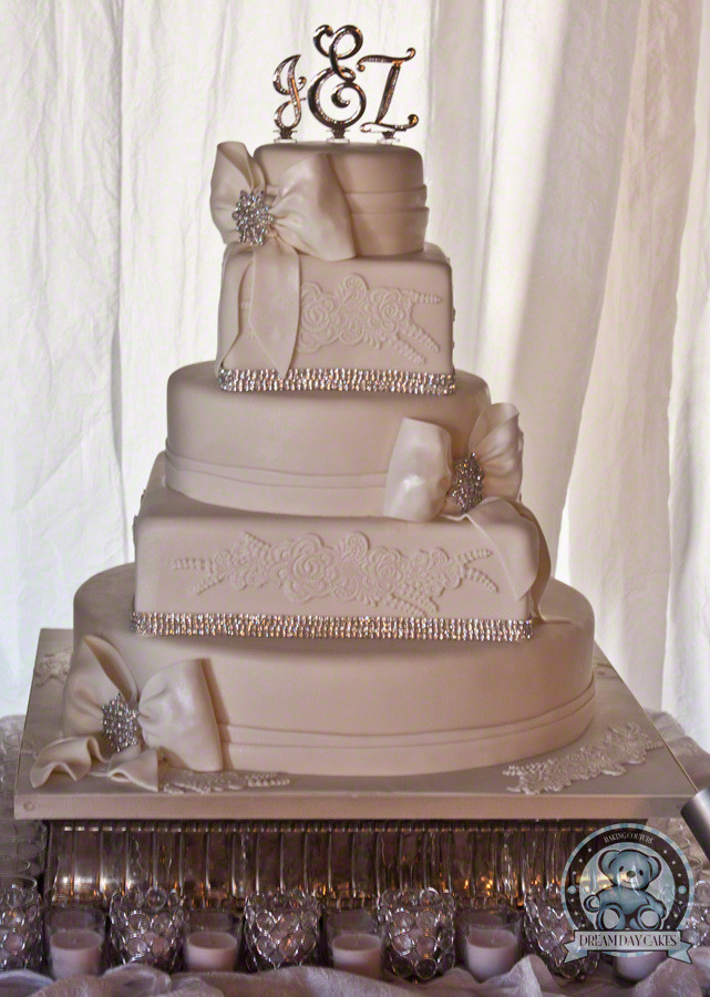 Wedding Cakes Gainesville Fl
 Fondant Lace Wedding Cake – Gainesville