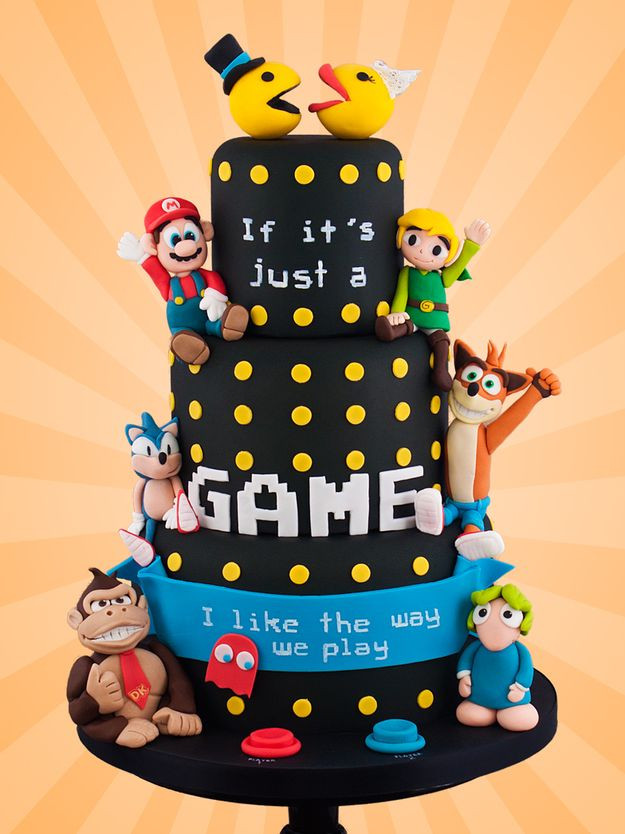 Wedding Cakes Games
 5 Video Game Wedding Cakes for a Geeky Bride and Groom