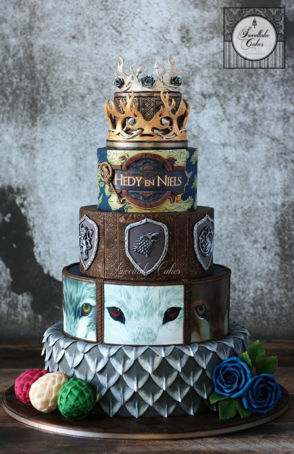 Wedding Cakes Games
 Game of Thrones inspired wedding cake cake by Tamara