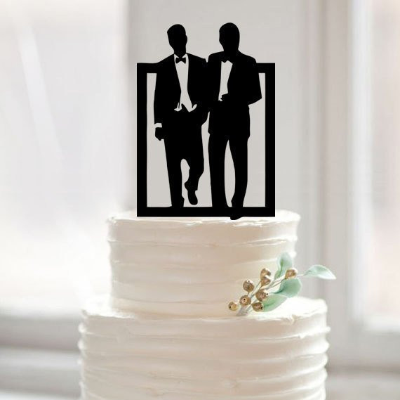 Wedding Cakes Gay
 10 Perfect Gay Wedding Cake Toppers