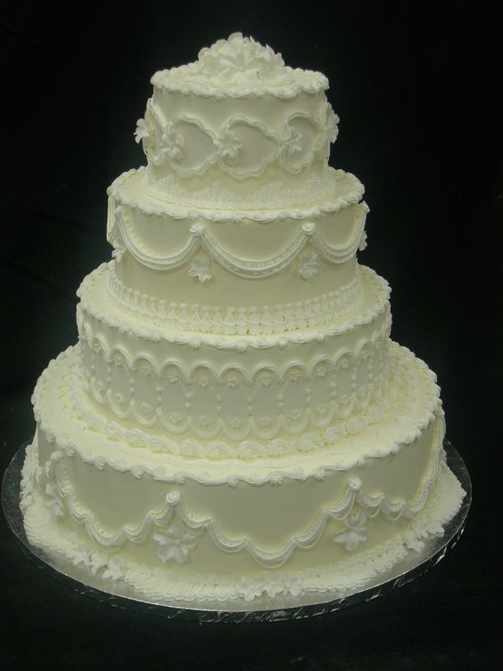 Wedding Cakes Greenville Sc
 Butercream Wedding Cake Design 125 Strossner s Bakery