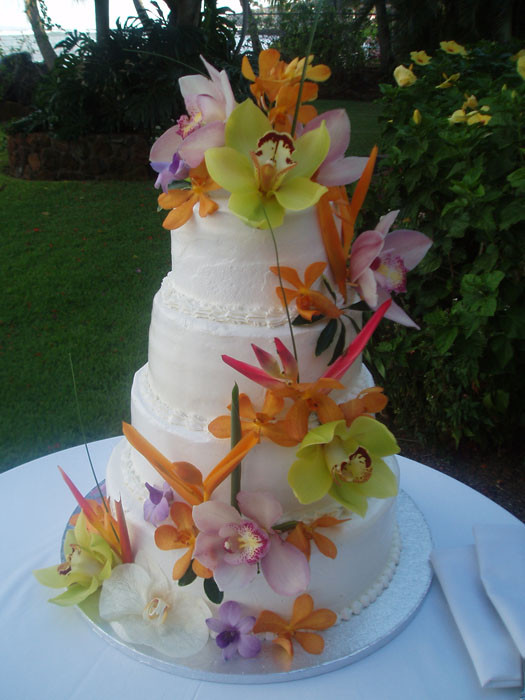 Wedding Cakes Hawaii
 Maui Wedding Cake s