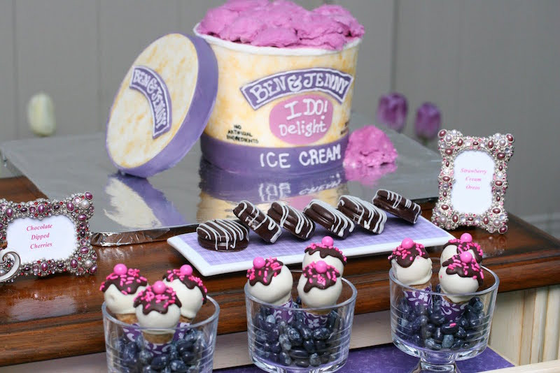 Wedding Cakes Ice Cream
 Deliciously Fun Ice Cream Wedding Details