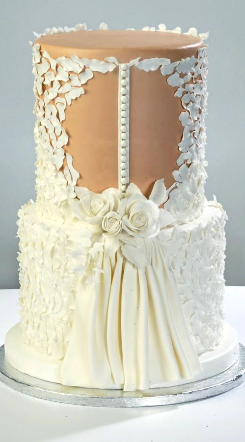 Wedding Cakes Ideas Pinterest
 17 Best ideas about Dress Cake on Pinterest