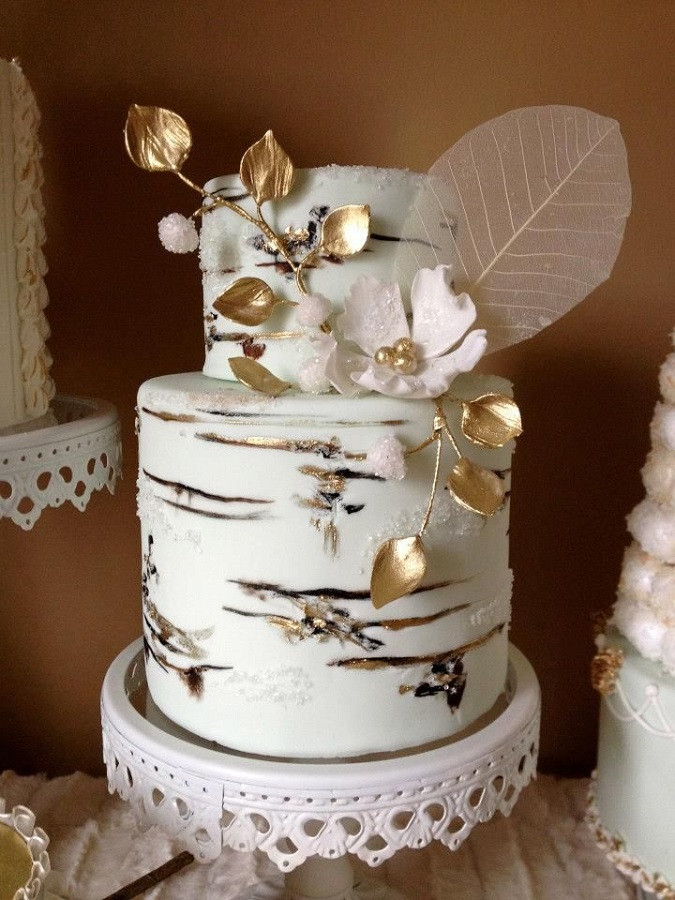 Wedding Cakes Inspiration
 Winter Wedding Cake Inspiration