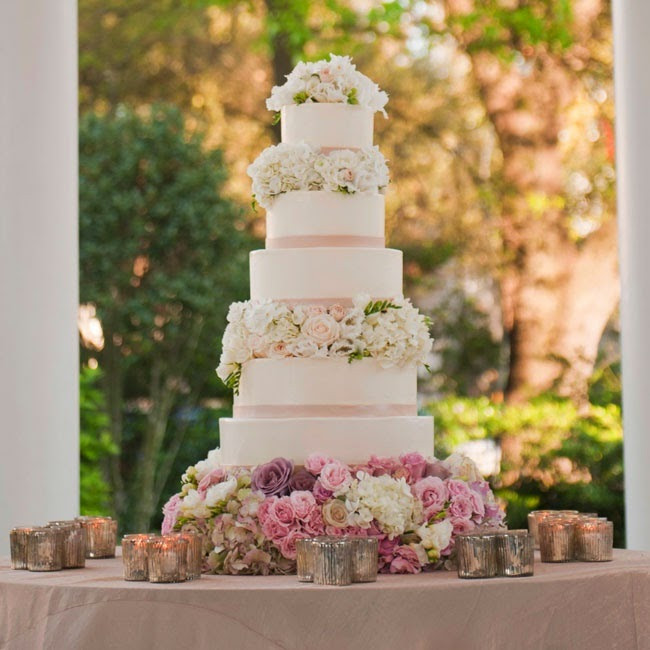 Wedding Cakes Inspiration
 Blush Pale & Soft Pink Wedding Ideas