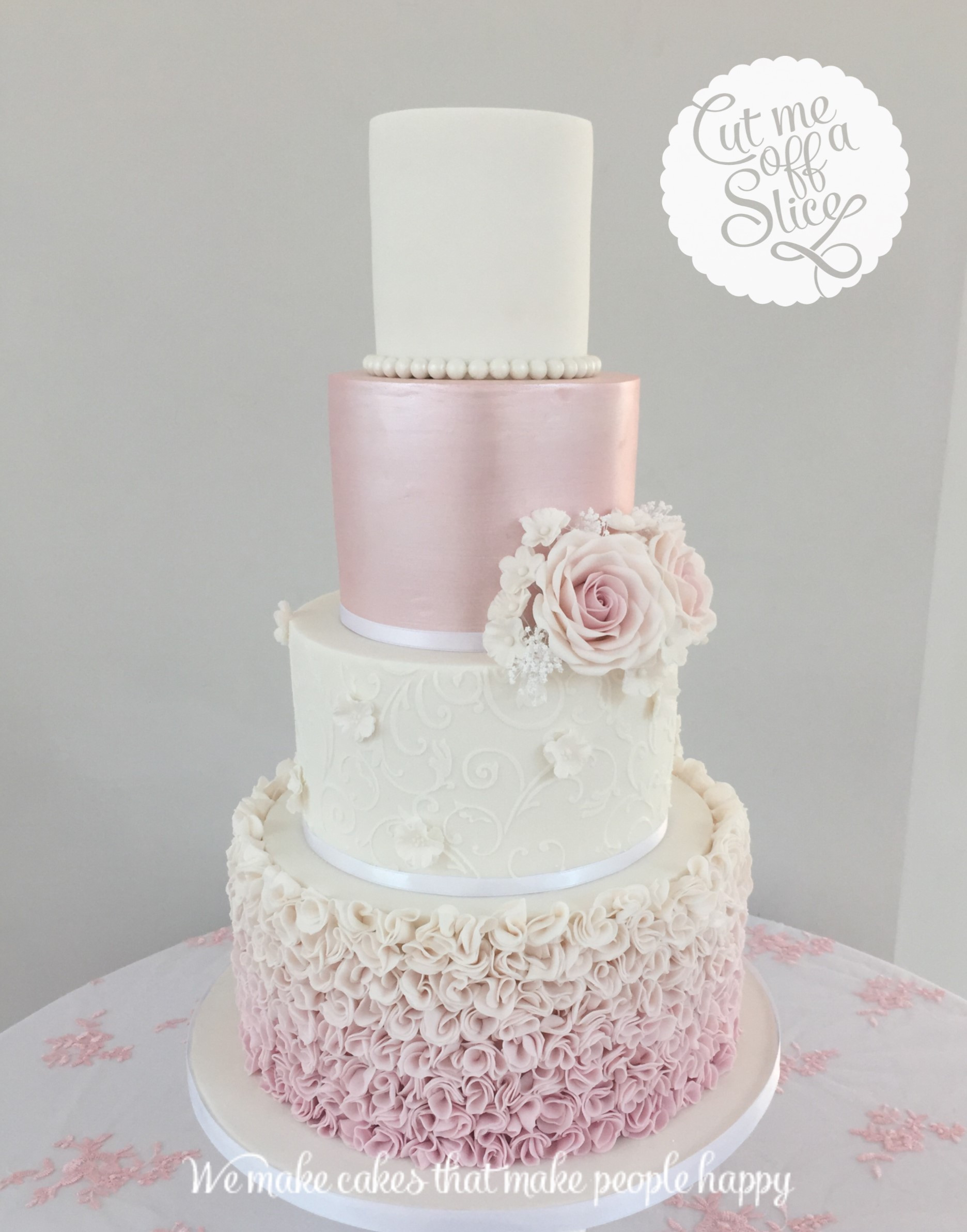 Wedding Cakes Inspiration
 Romantic wedding cake inspiration from cut me off a slice