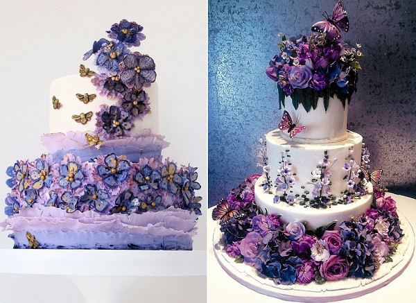Wedding Cakes Lavender
 Purple Lilac & Lavender Wedding Cakes – Cake Geek Magazine