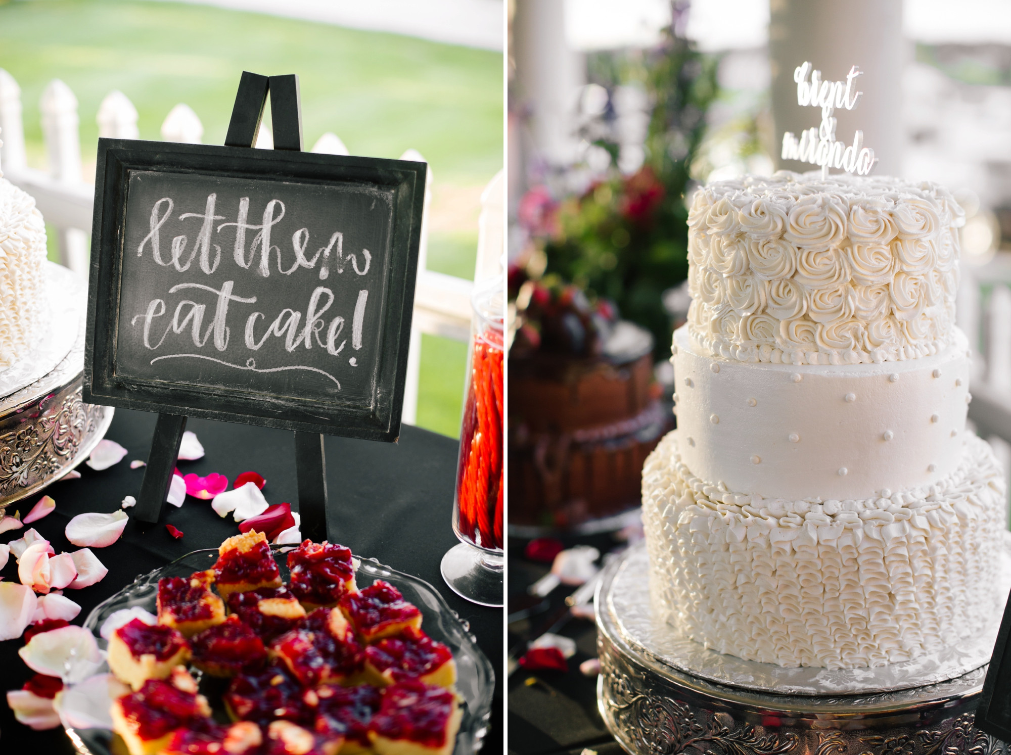 Wedding Cakes Lincoln Ne
 Brent & Miranda at Soaring Wings Vineyard Nebraska