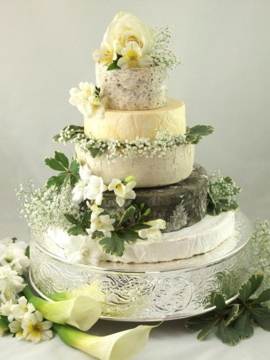 Wedding Cakes Made Of Cheese
 Cheese Wedding Cake or Tower to feed 110 Mixed Cake X