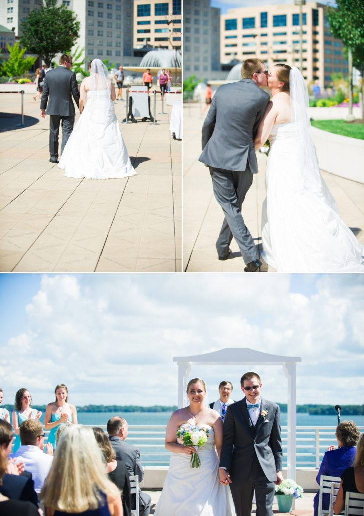 Wedding Cakes Madison Wi
 Allissa and Albert are Married Madison WI Monona Terrace