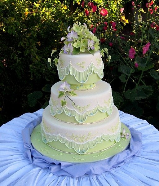 Wedding Cakes Mesa Az
 Elegant Cake Creations Wedding Cake Mesa AZ WeddingWire