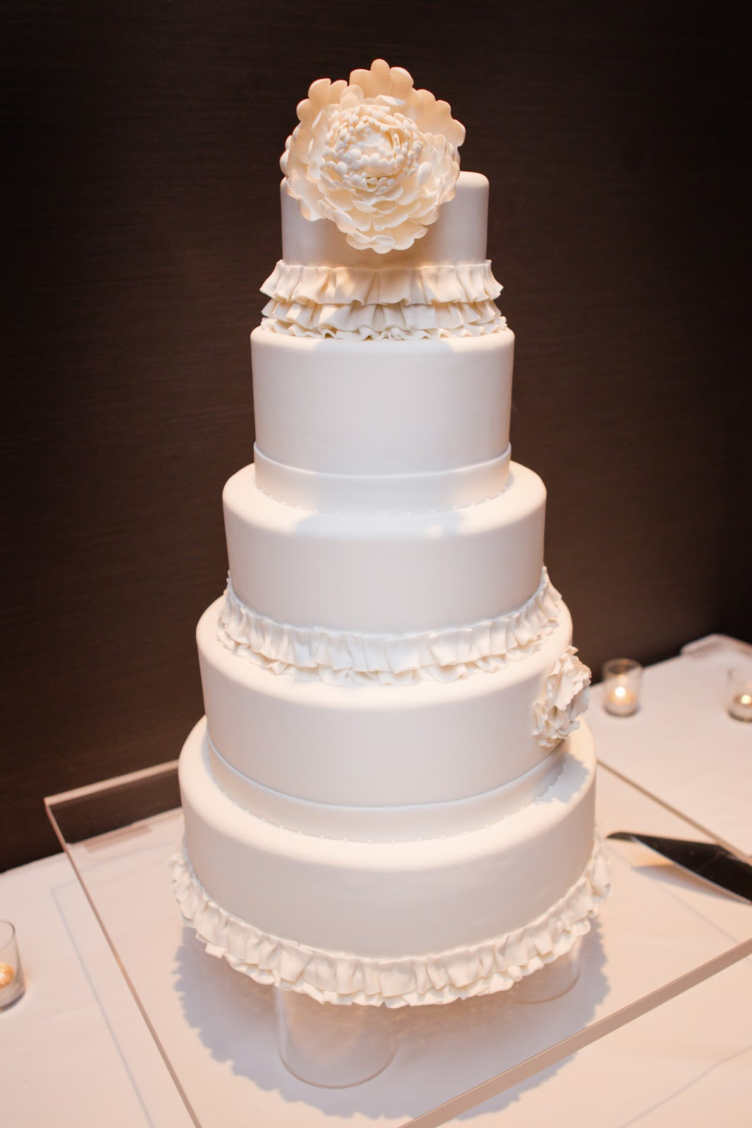 Wedding Cakes Minneapolis
 cocoa & fig Christina and Pat s 5 Tier Wedding Cake