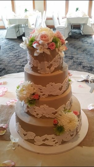 Wedding Cakes Mn
 Buttercream Creations Wedding Cake Big Lake MN