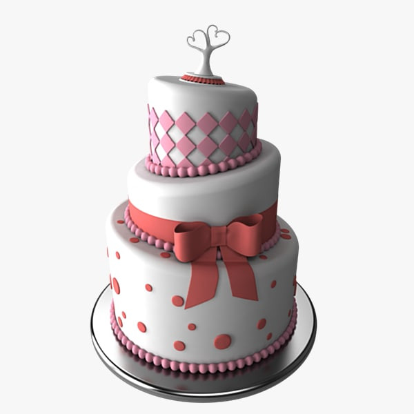 Wedding Cakes Models
 3d model stylized wedding cake