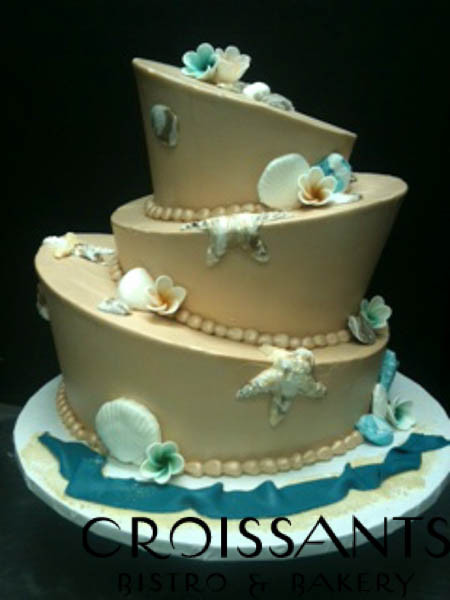 Wedding Cakes Myrtle Beach Sc
 Croissants Bistro & Bakery Myrtle Beach SC Wedding Cake